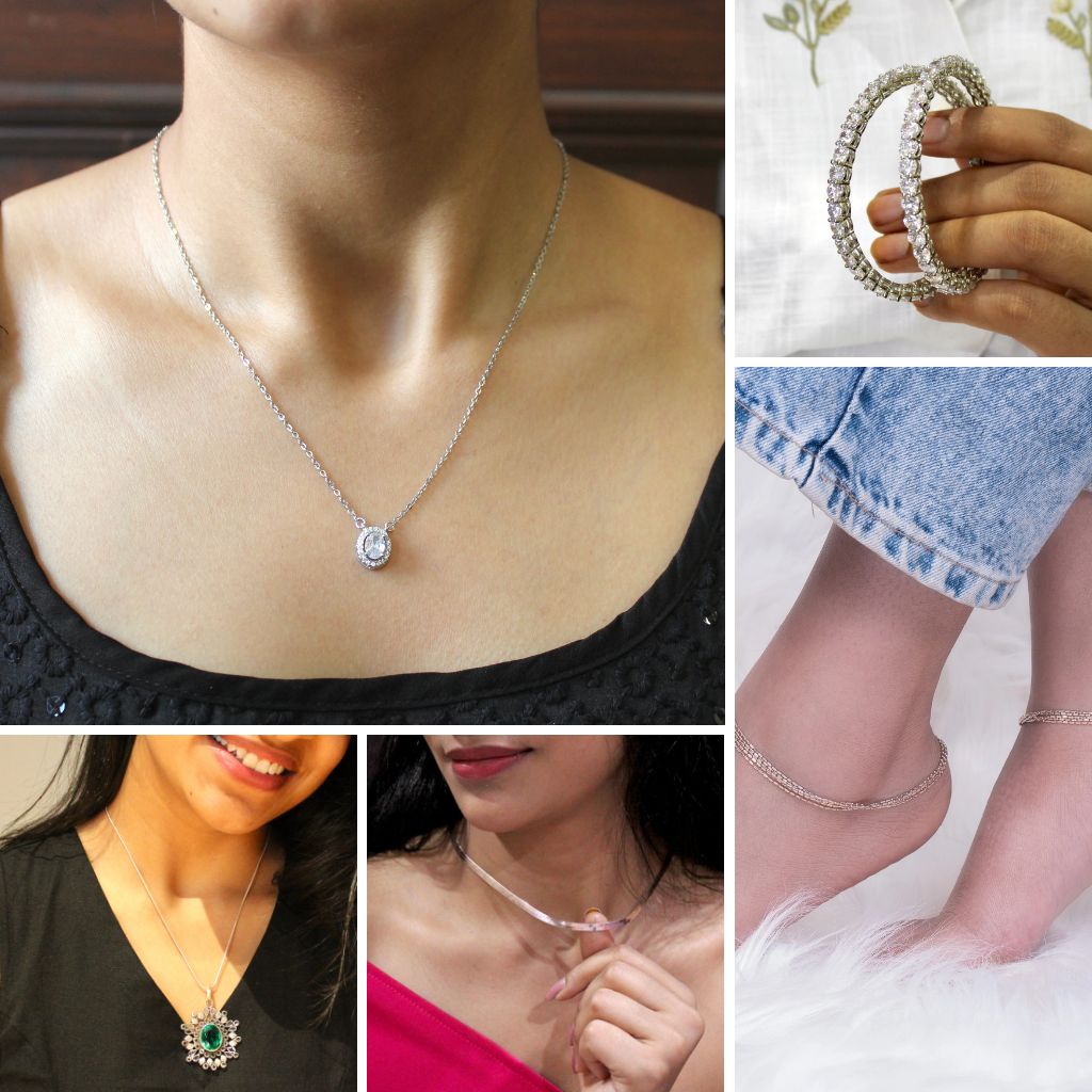 Silver Jewelry To Wear For Your Pre-Wedding Celebration Photoshoot: Gaayu Gems Special