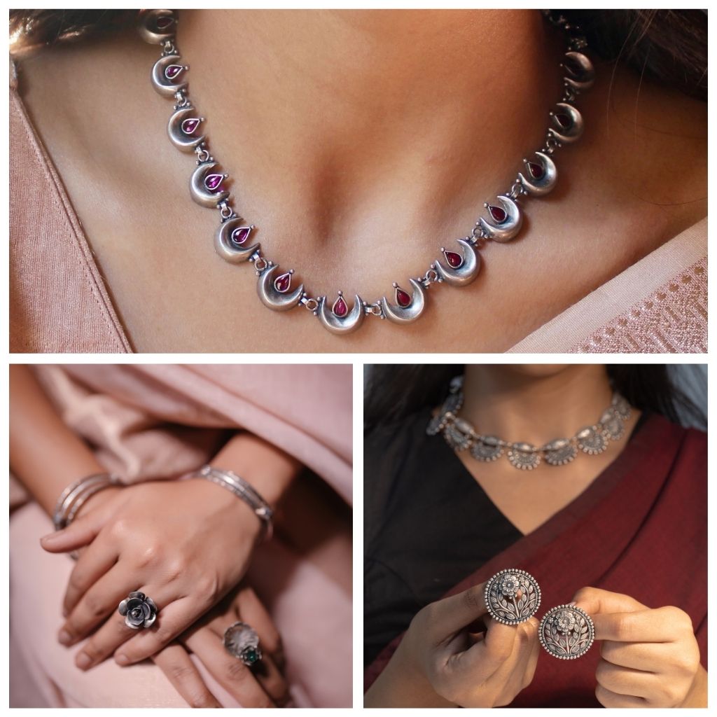 Buy Premium 925 Silver Party & Wedding Jewellery Collection