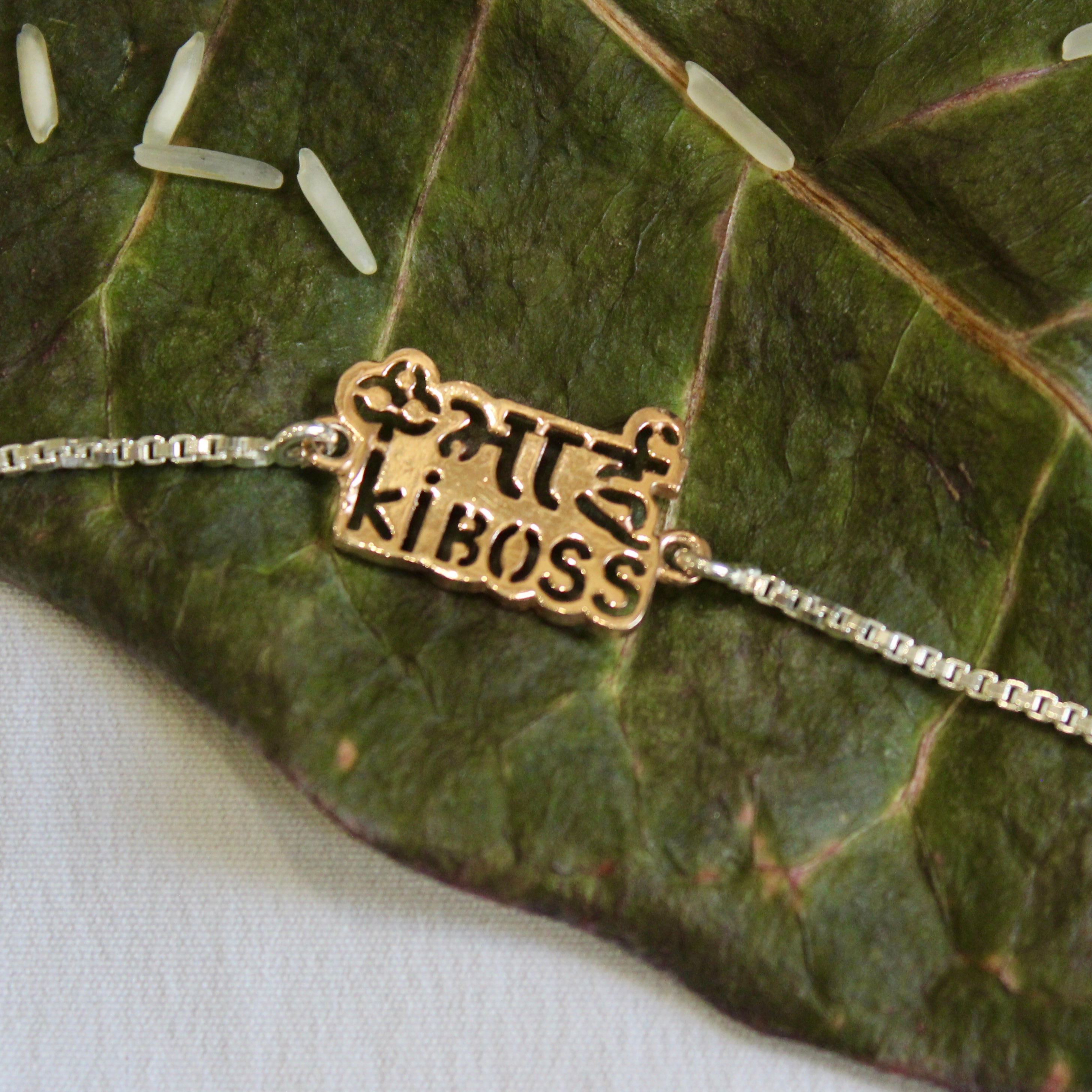BHAI KI BOSS 925 pure silver chained Rakhi