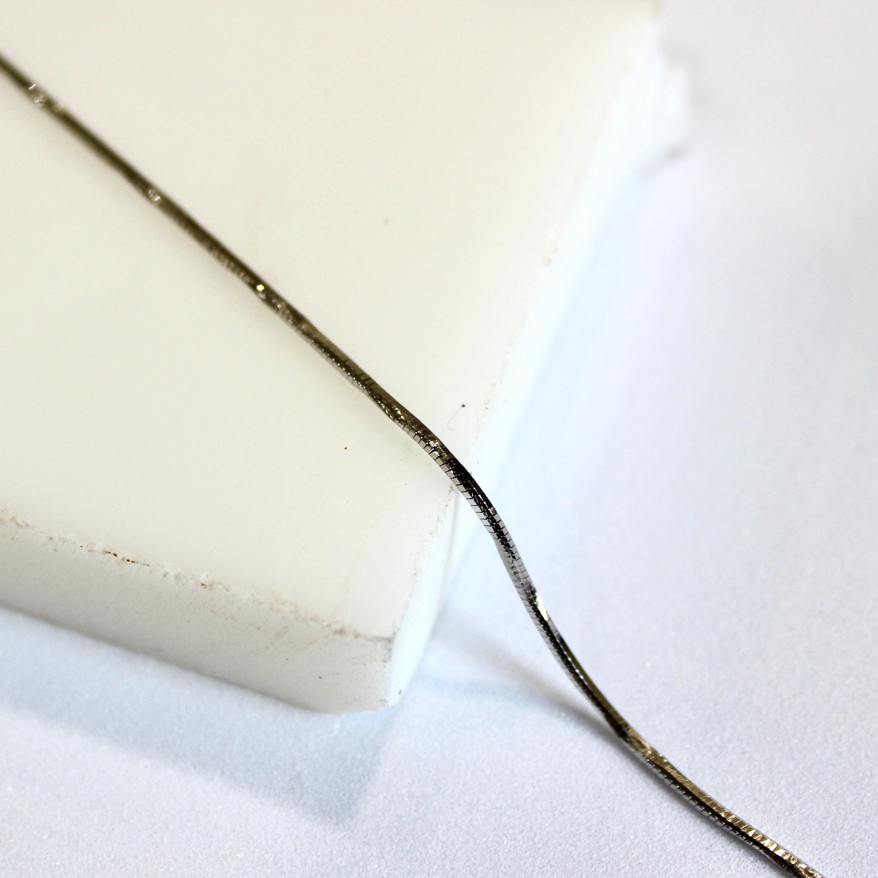 Classic Twisted Minimal 925 Silver Anklet- Single piece