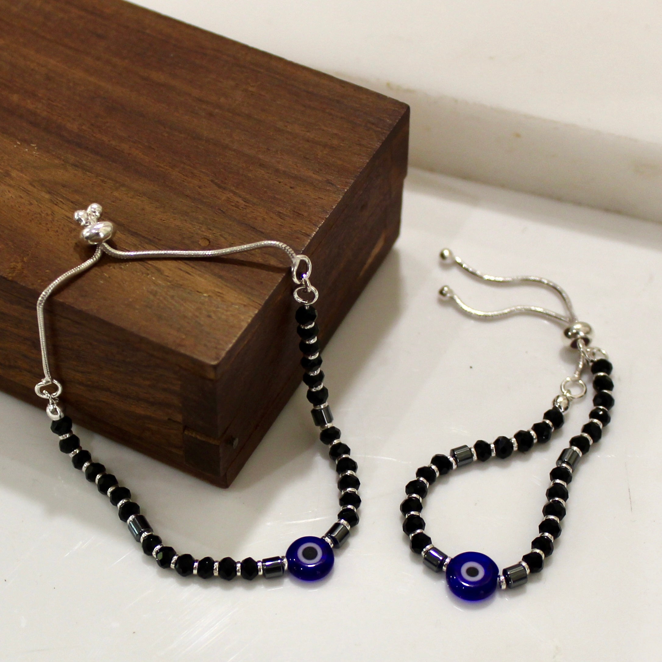 Evil Eye Classic Najaria Bracelets in 925 silver- Pair