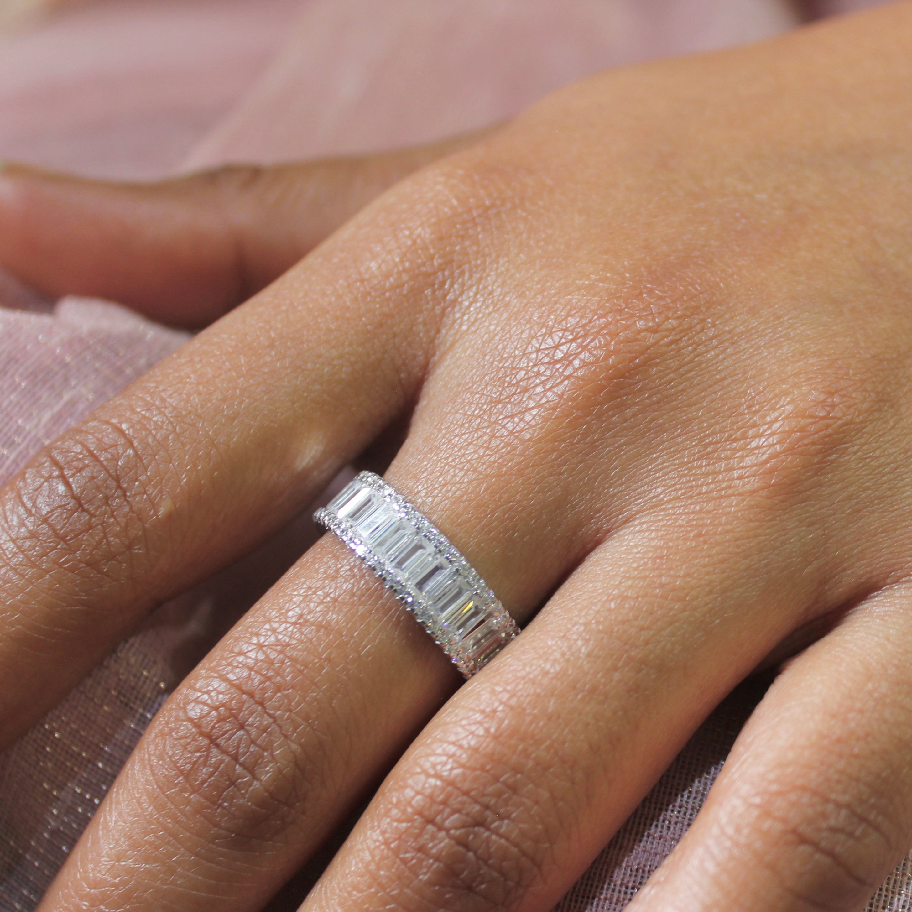 Zircon Stones Snake 925 Pure Silver Band Ring