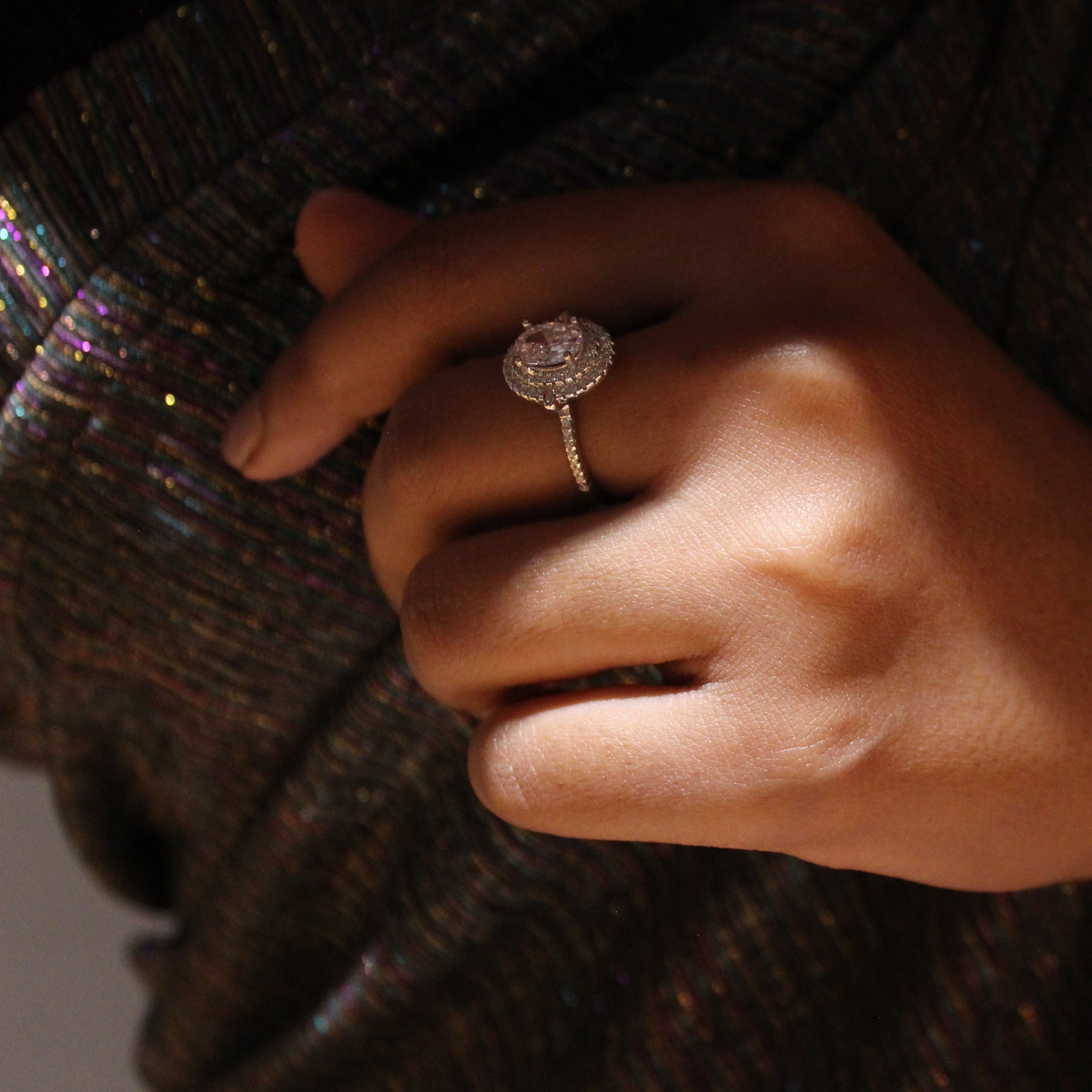Big Stone 925 Silver Solitaire Ring