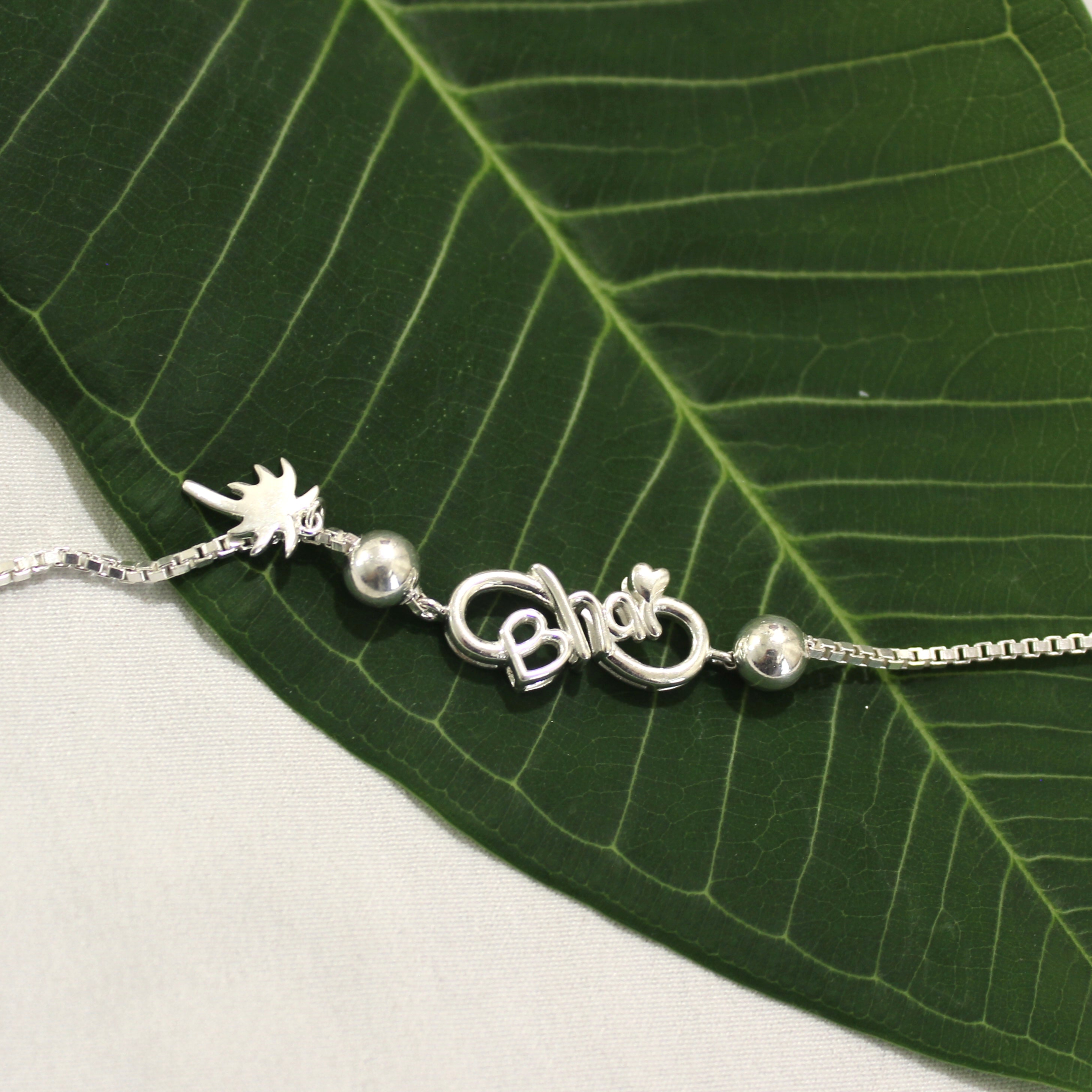INFINITY LOVE BHAI chianed rakhi in 925 silver