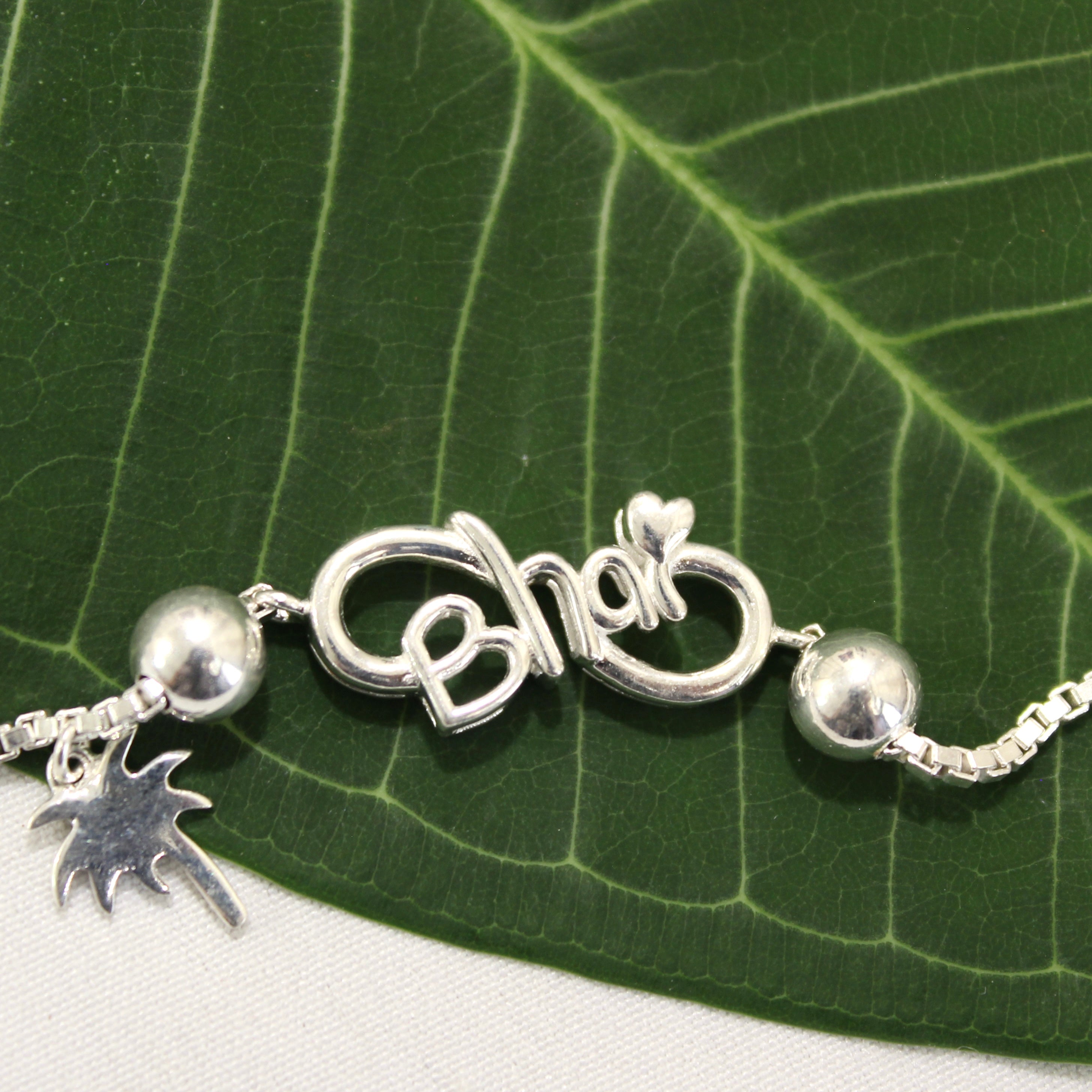 INFINITY LOVE BHAI chianed rakhi in 925 silver