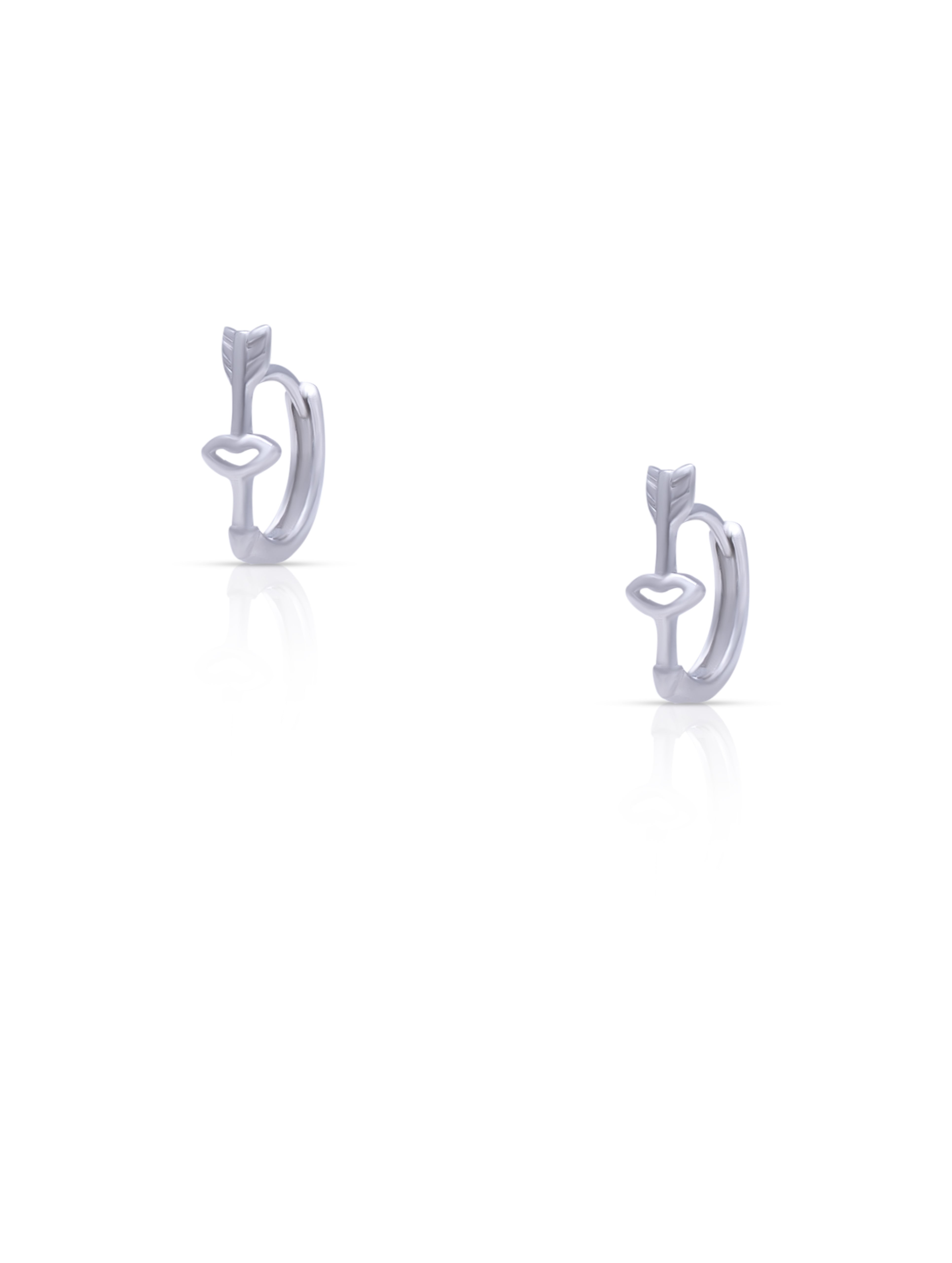 Arrow Pure Silver Mini Studs in 925 silver