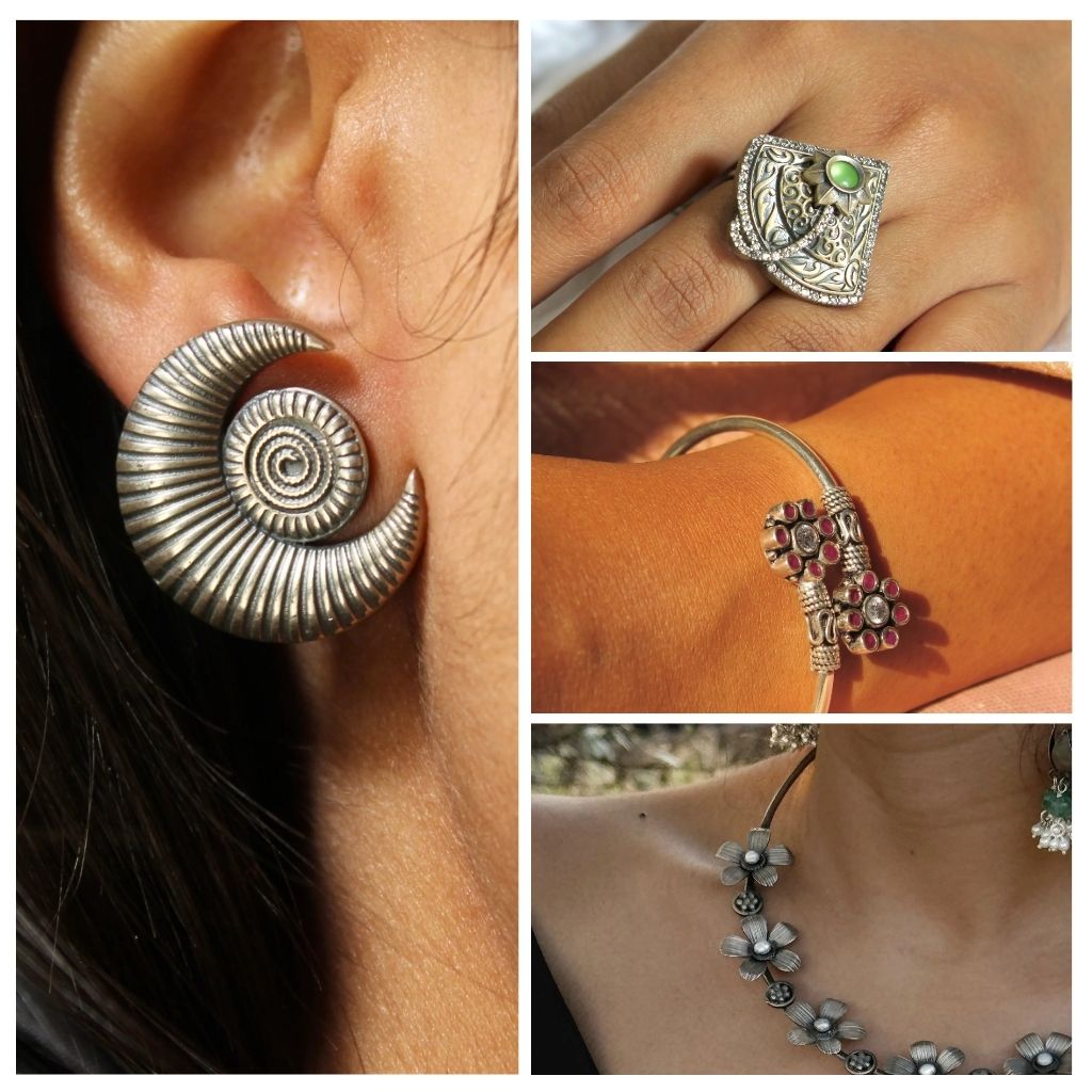 Buy Oxidised Jewellery Online for Women: Timeless Style with a Traditional Touch