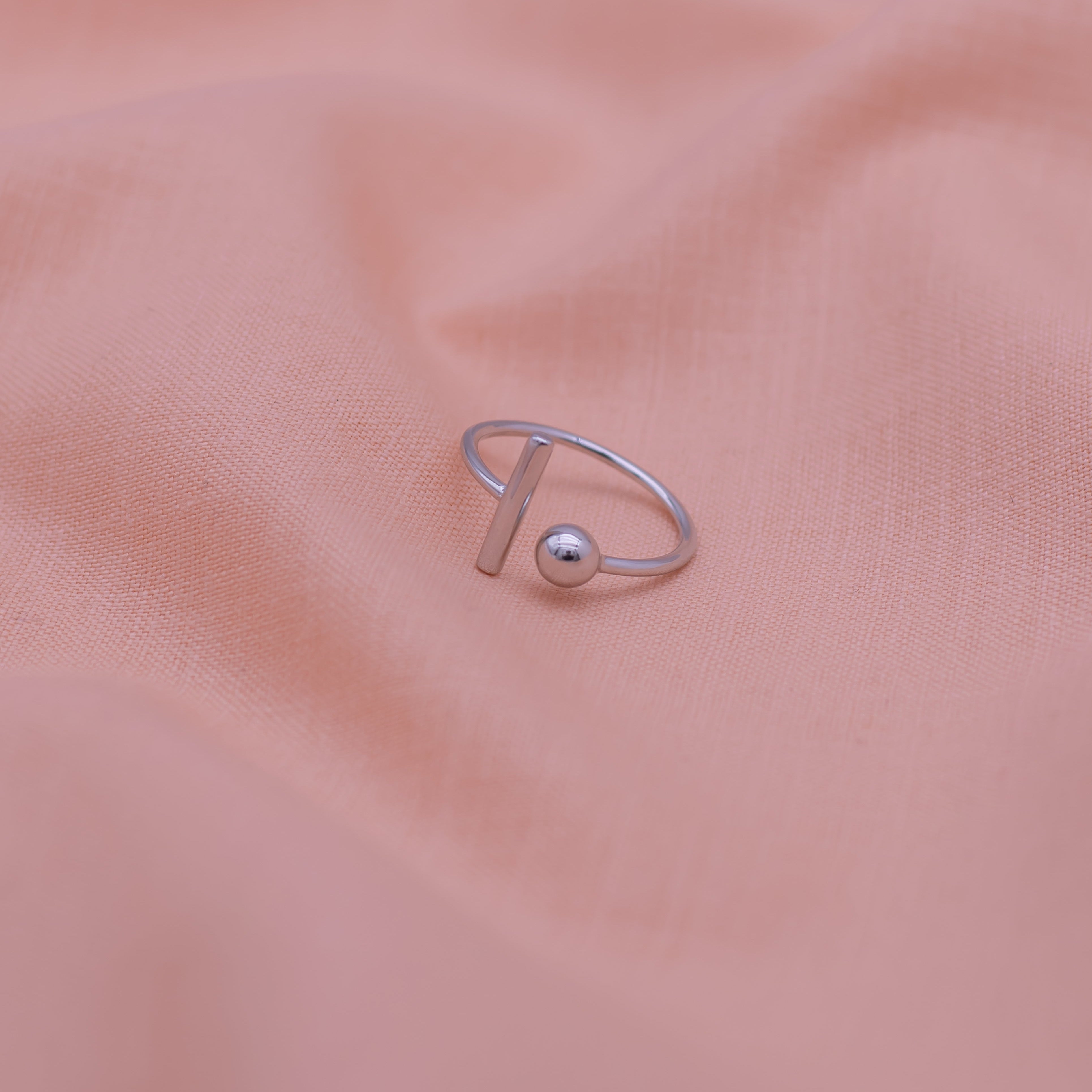 Silver Sleek Minimal Wired Ring in 925 Silver