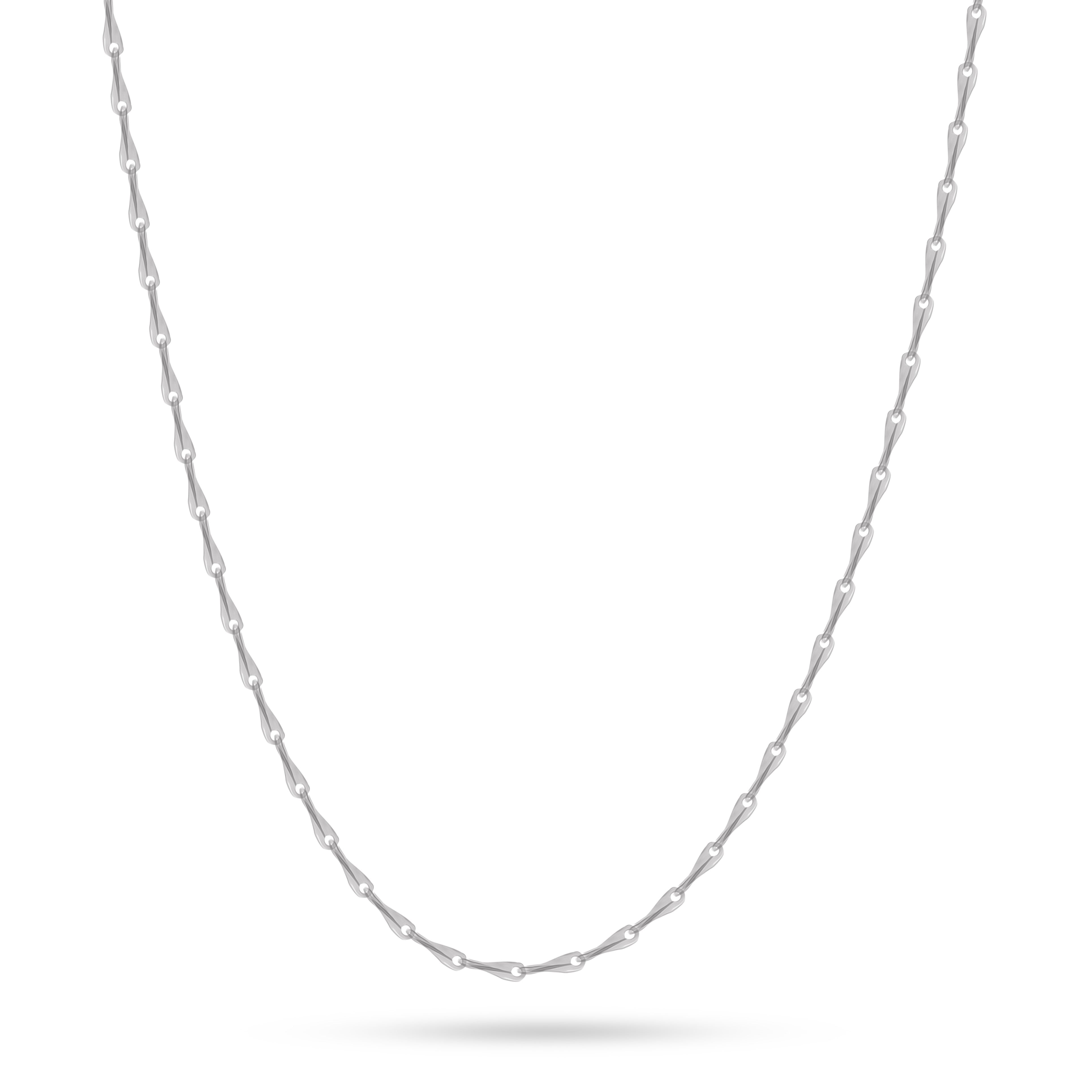 Classic linked 925 silver minimal chain