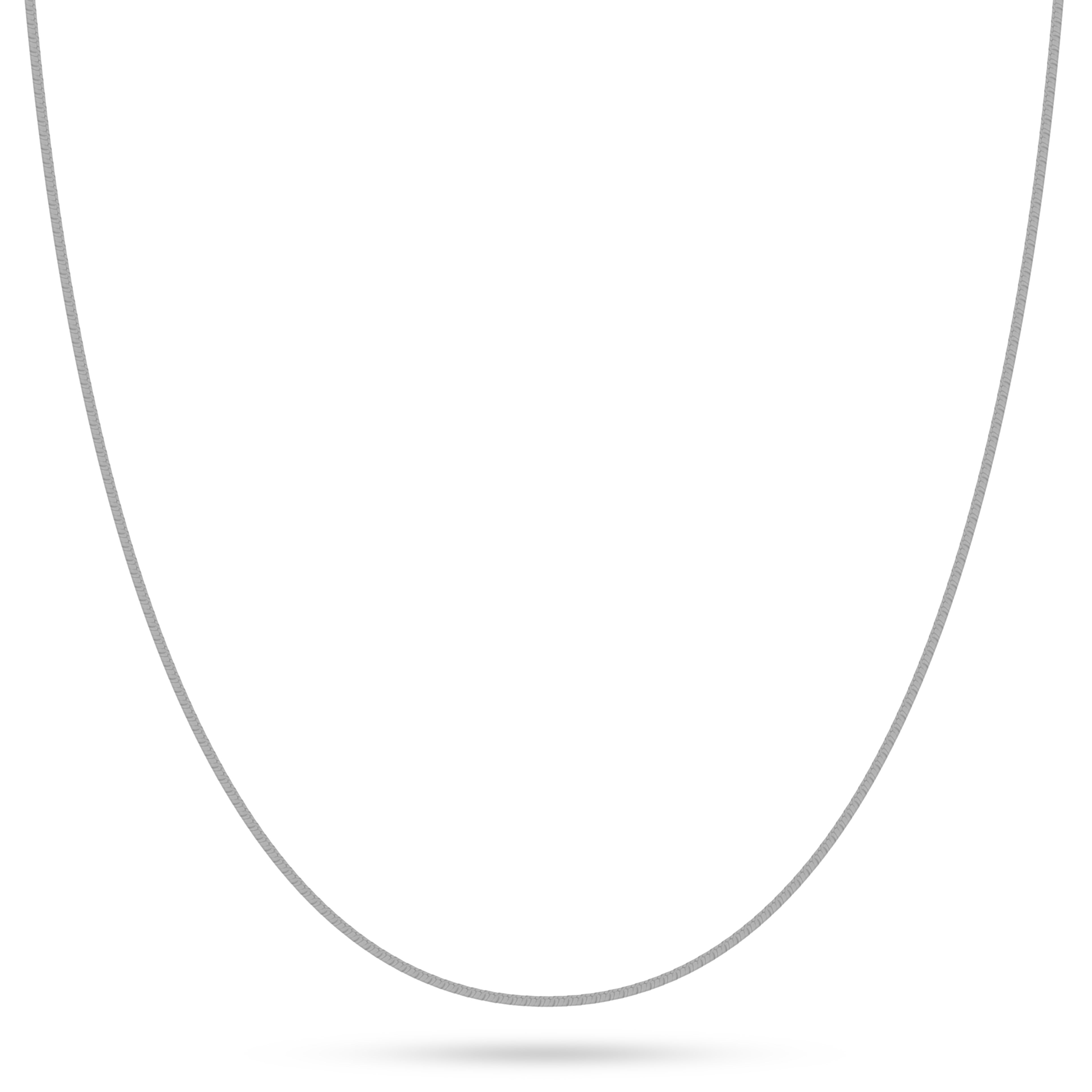 Classic plain 925 silver chain