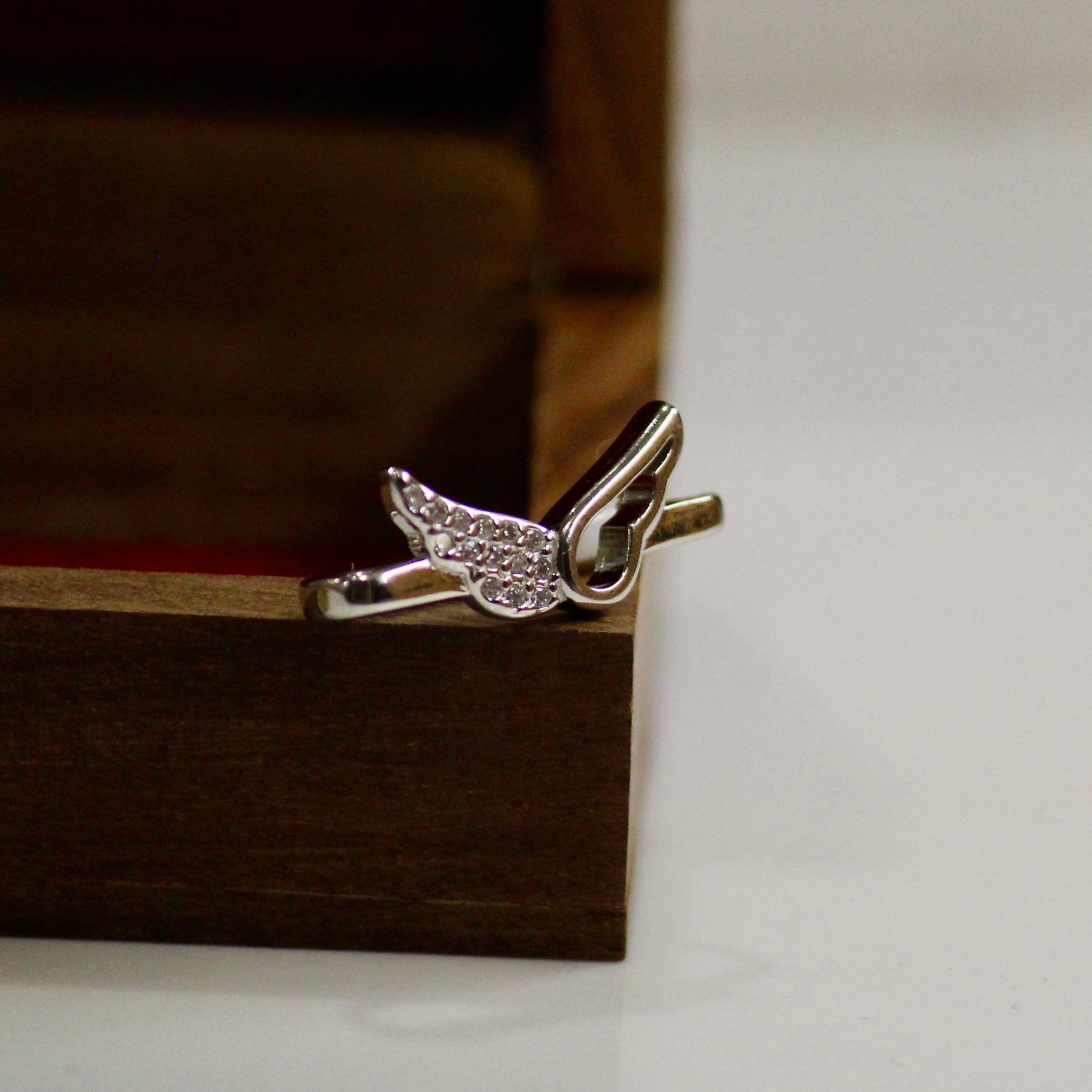 Wings 925 silver watch charm