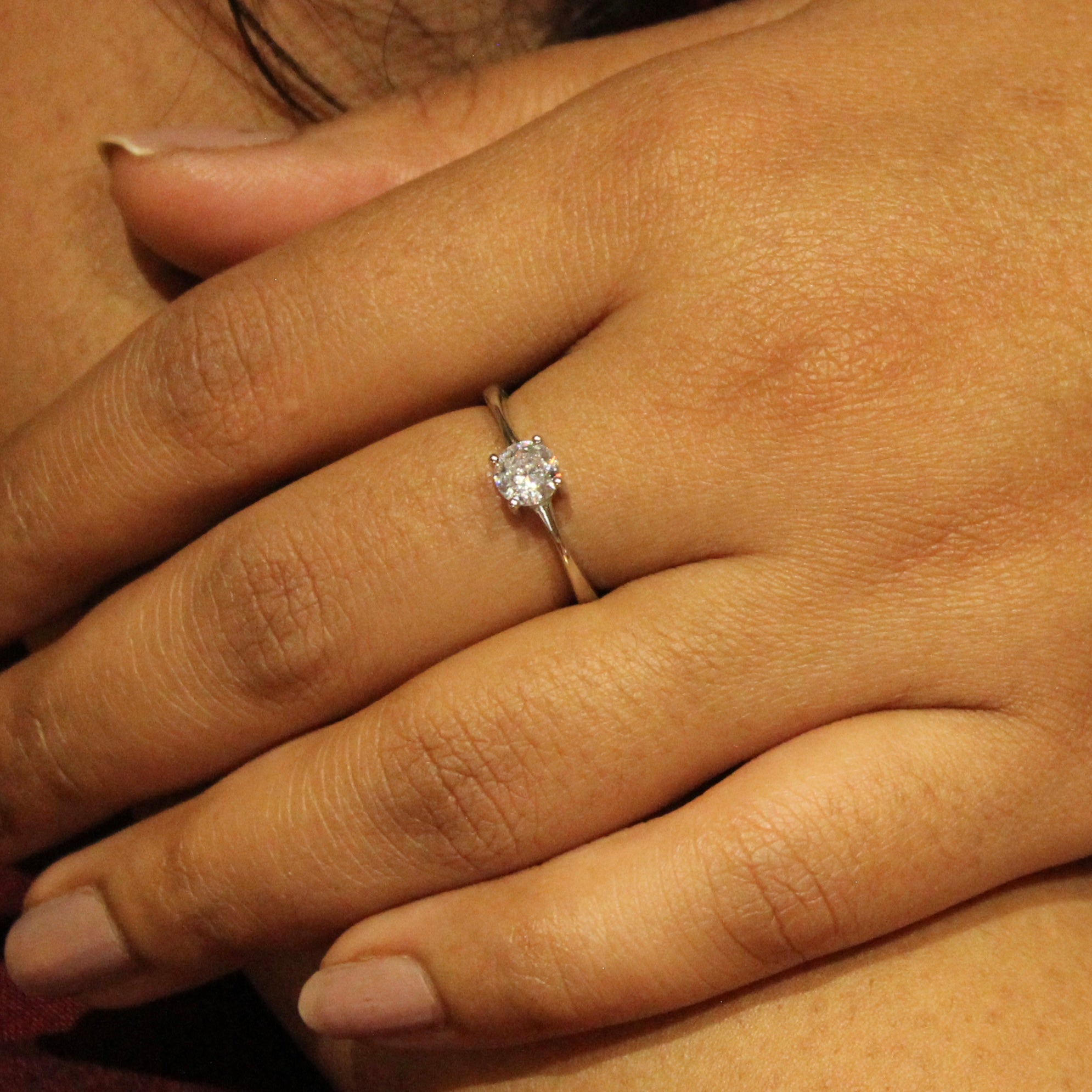 Classic Silver Zircon Slim 925 Ring