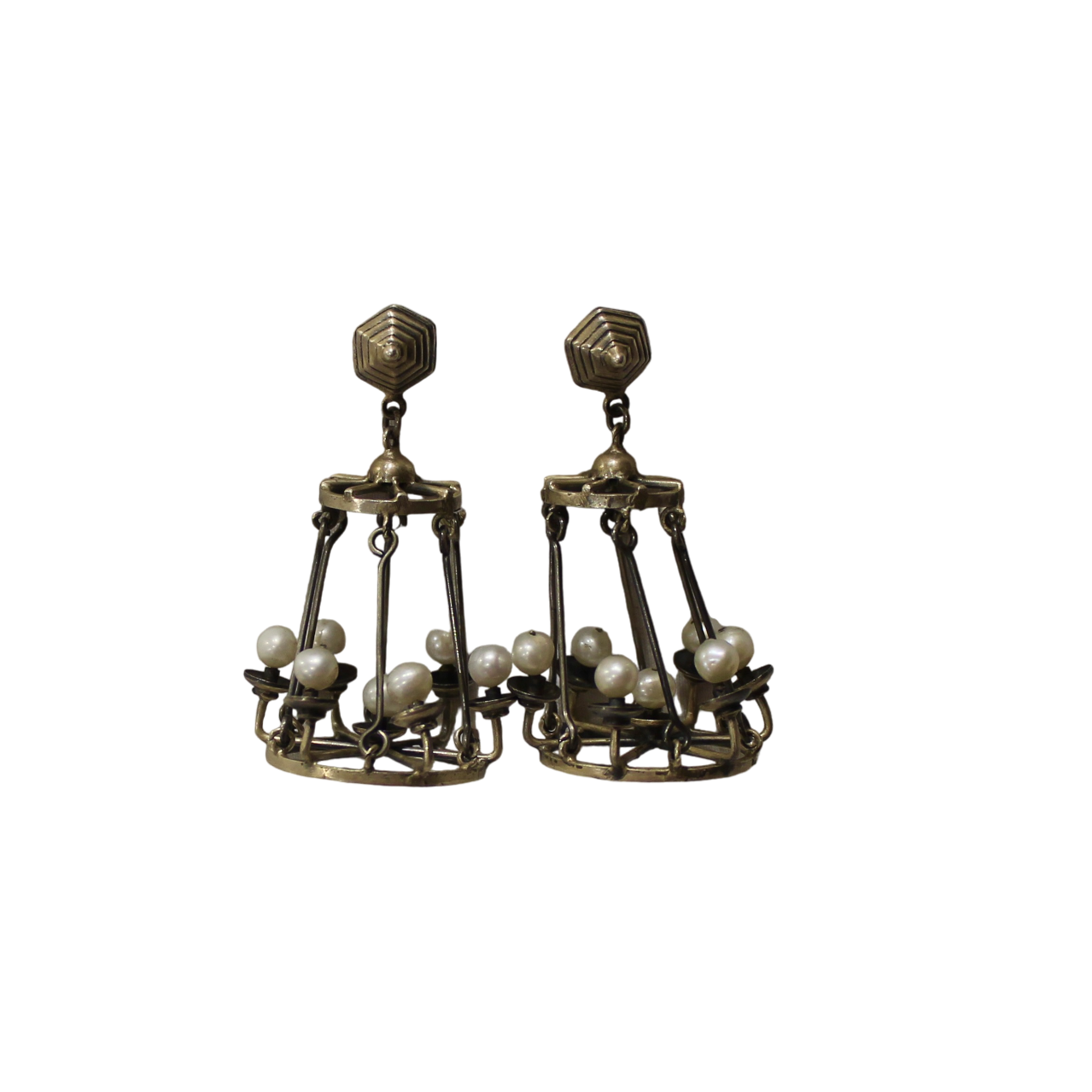 Chandelier Hanging XL 925 SilverJhumkas