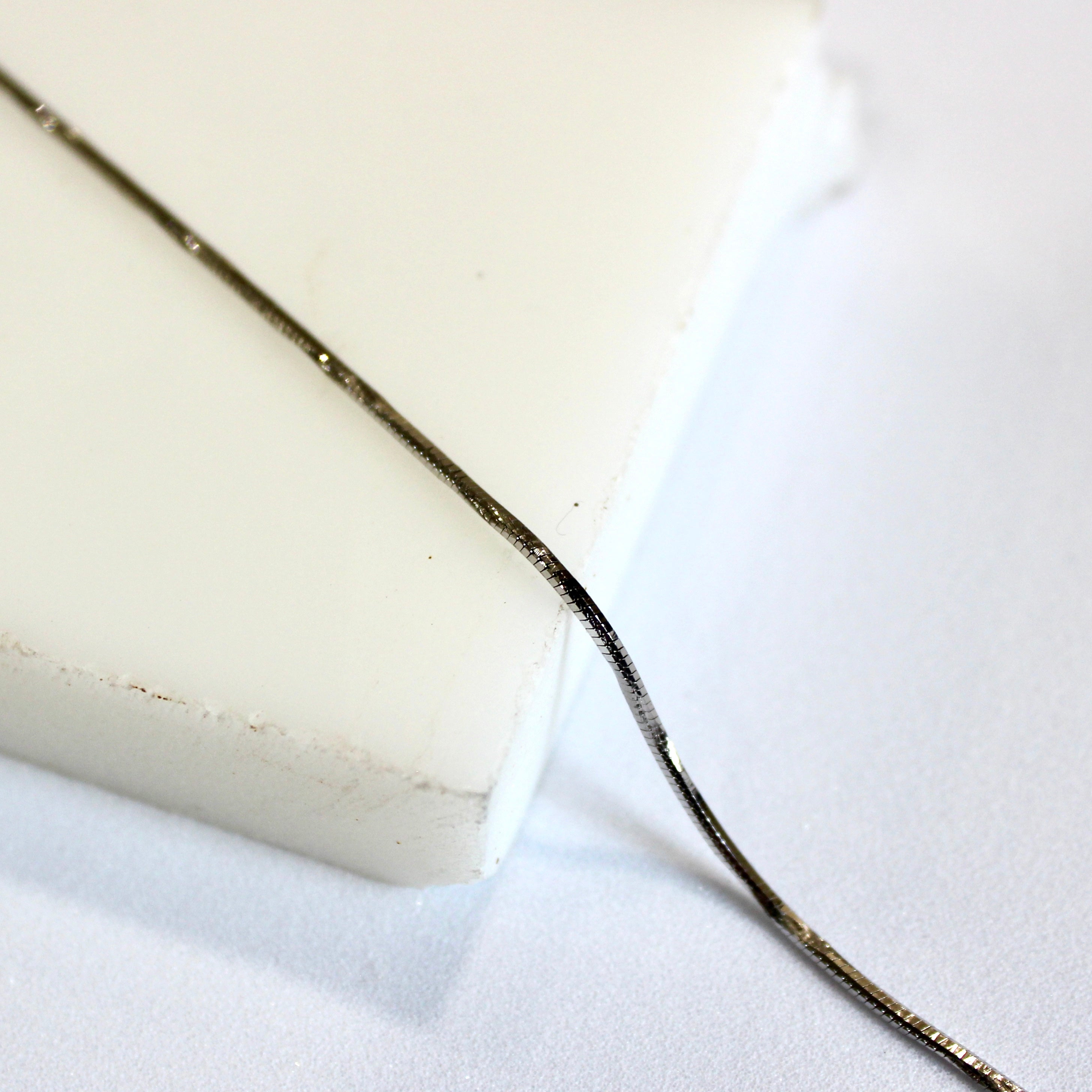 Classic Twisted Minimal 925 Silver Anklet