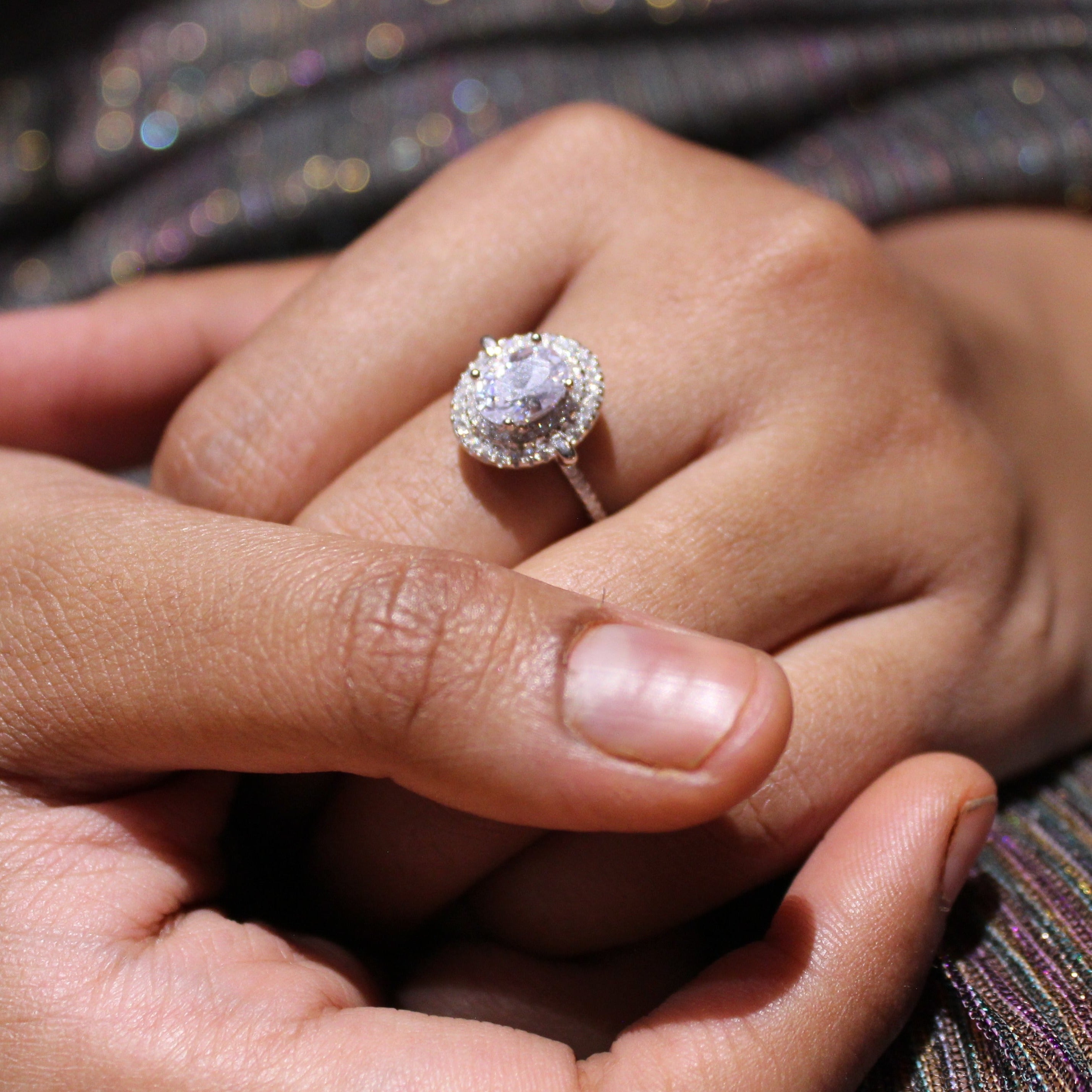 Big Stone 925 Silver Solitaire Ring