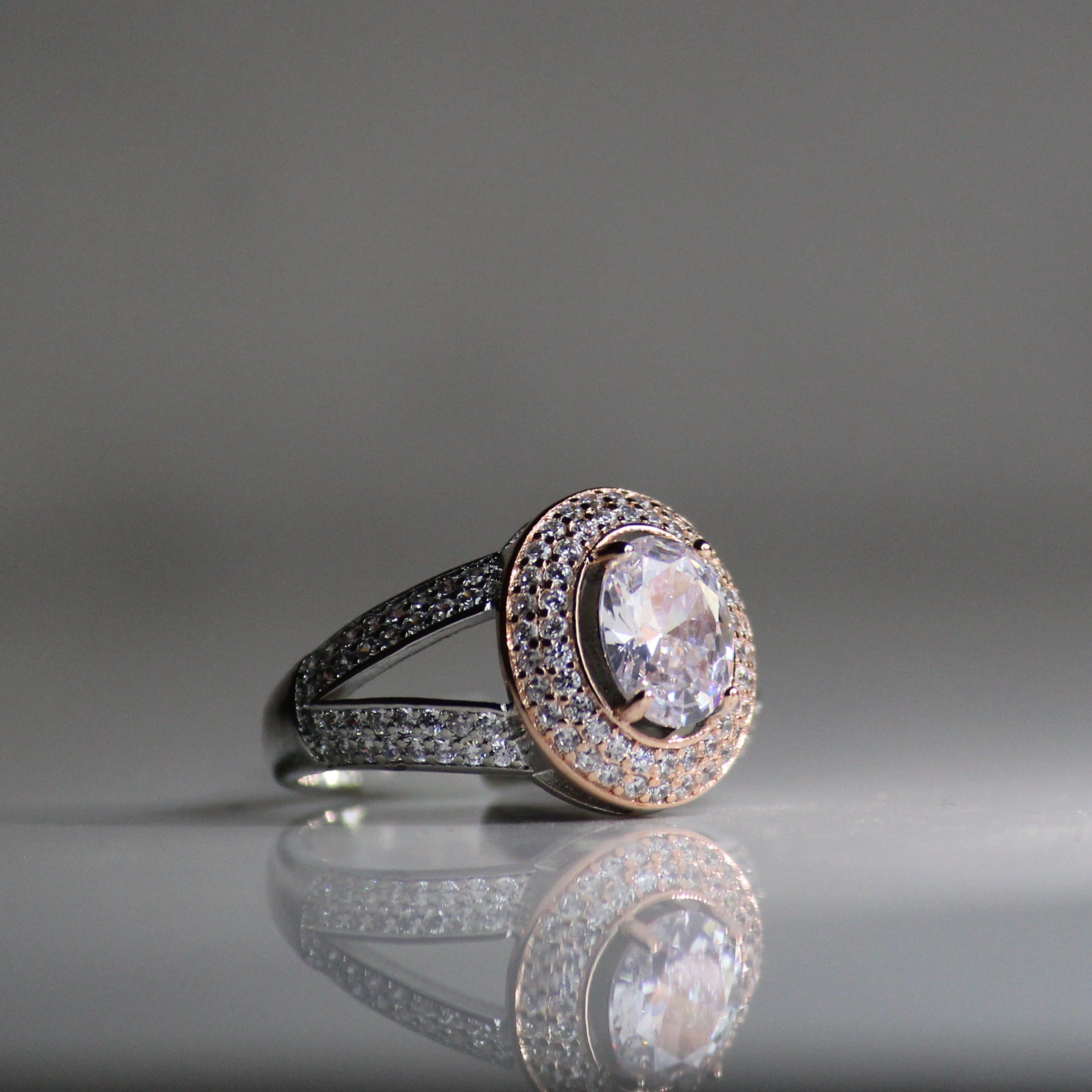 Infinite Sparkle, American Diamond Promise Ring – sagunittujewel