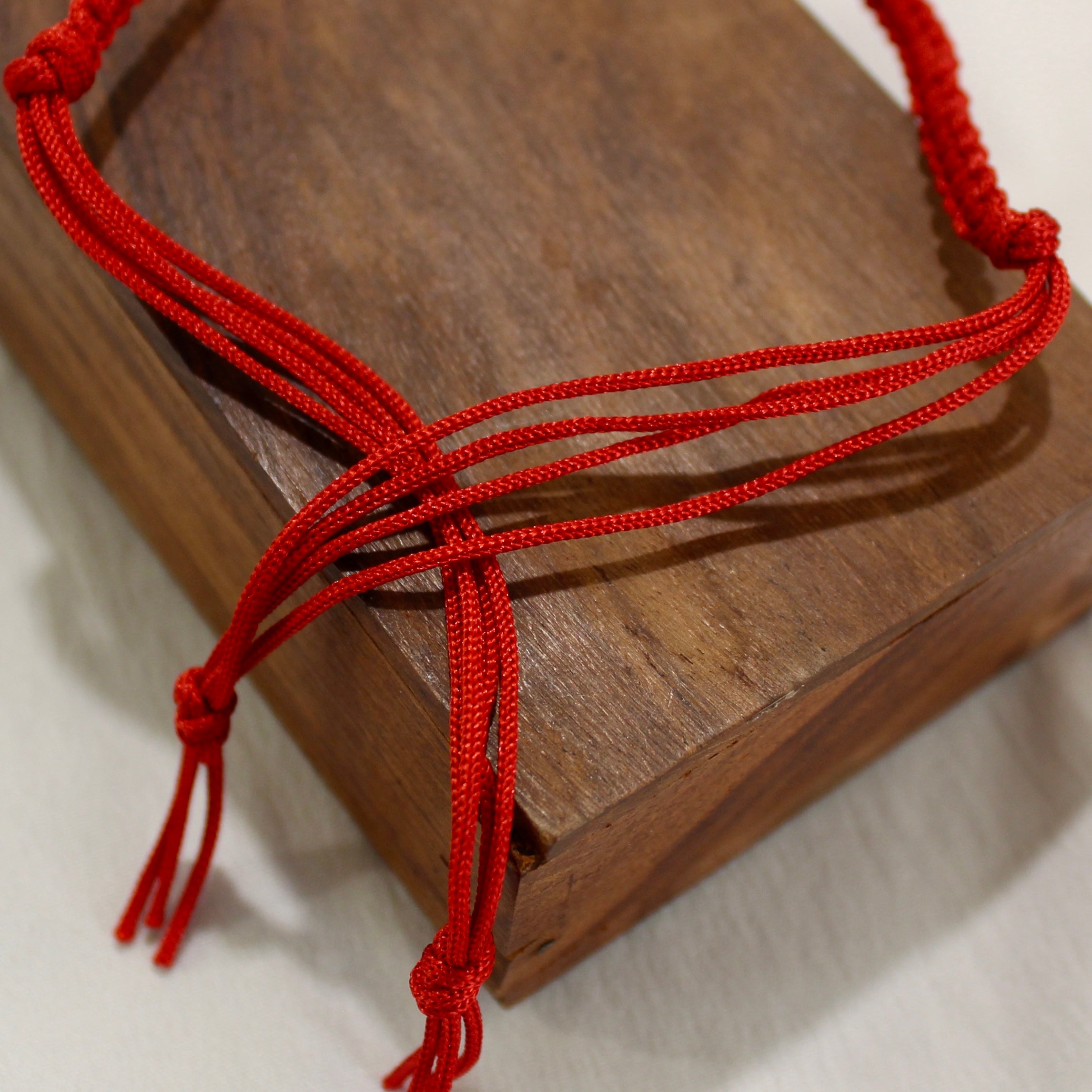 MAHADEV WITH DAMRU 925 silver red thread rakhi