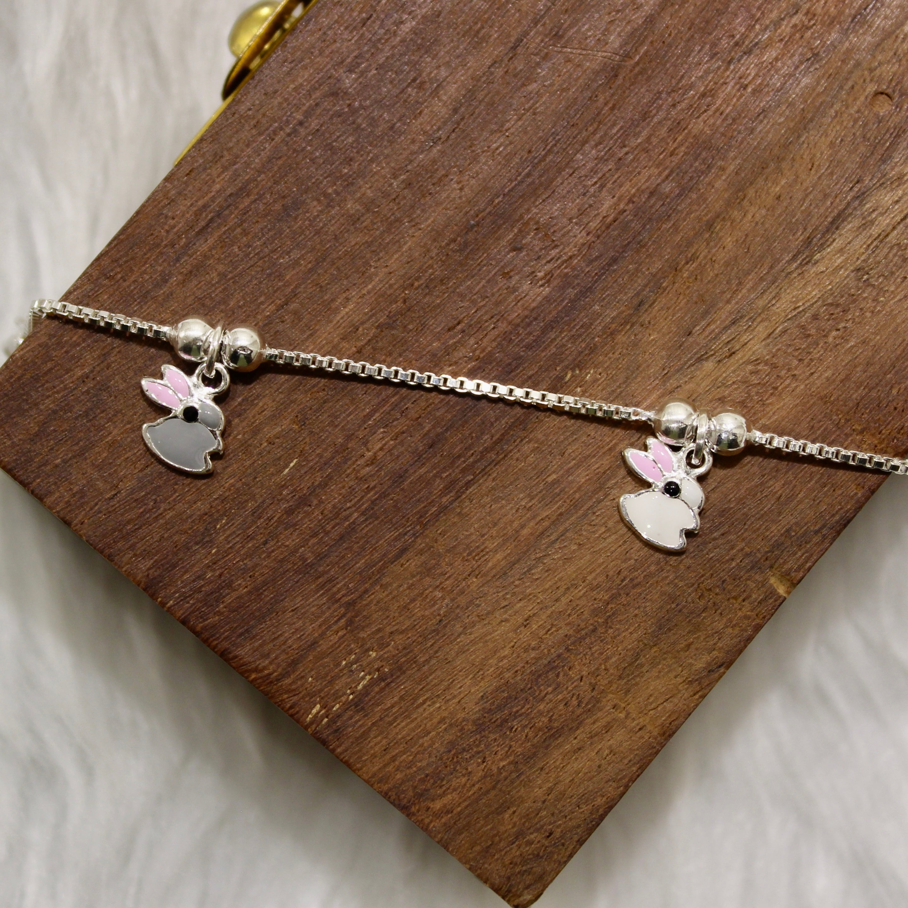 Rabbit Baby 925 Siver Anklet