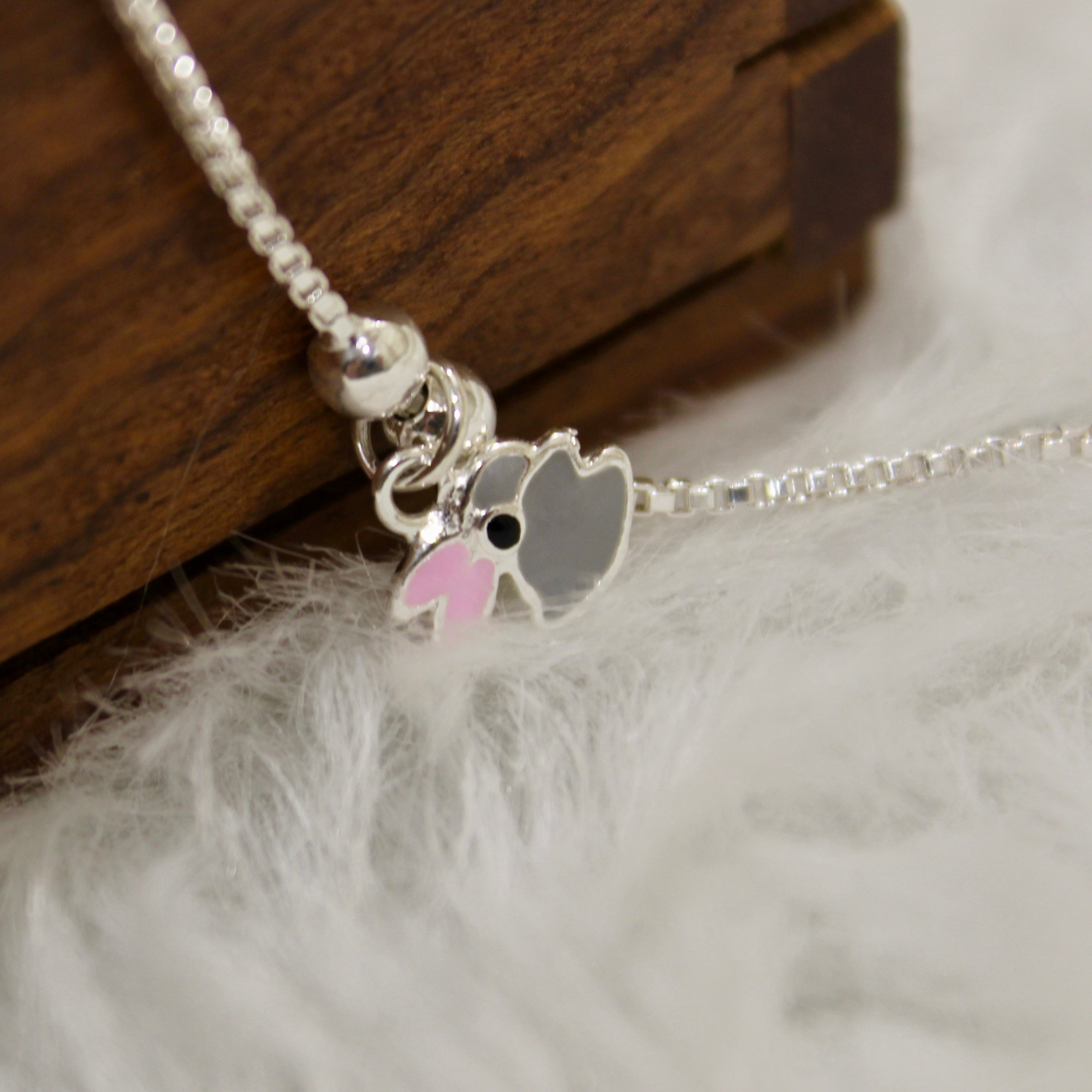 Rabbit Baby 925 Siver Anklet