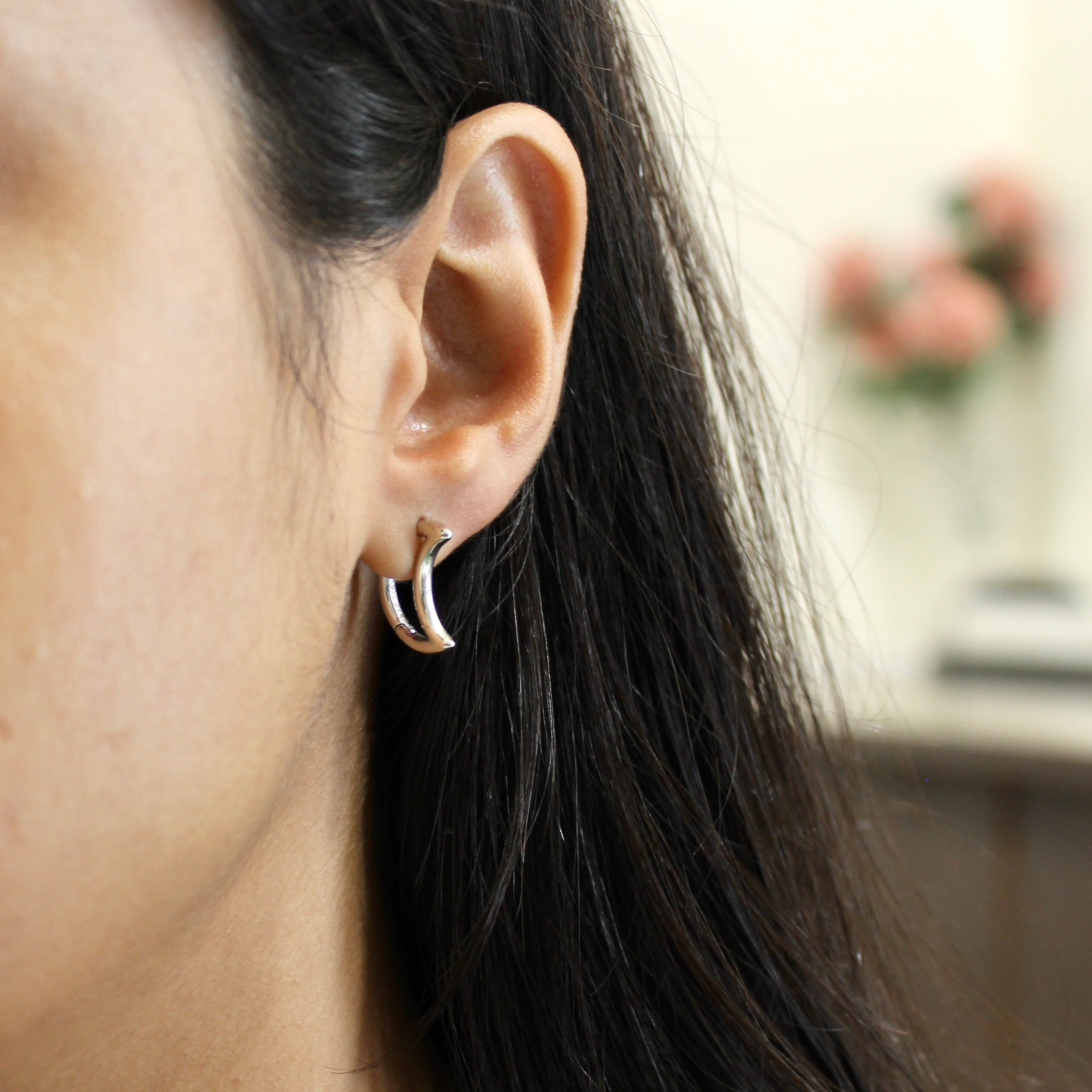 Moon Charm Bali in 925 Silver
